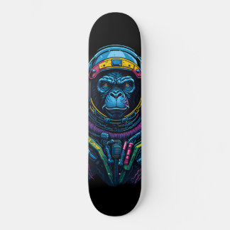 Skateboard singe astronaute