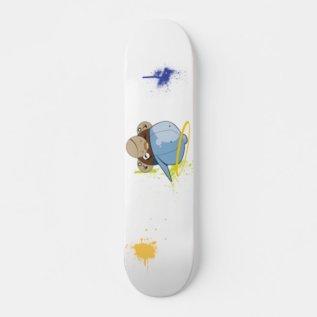 Skateboard Singe d'ange (Devant)