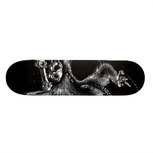 Skateboard Singe de vampires avec l'harmonica