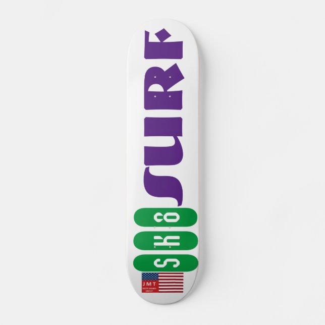 Skateboard SK8 SURF Patinage officiel (Recto)