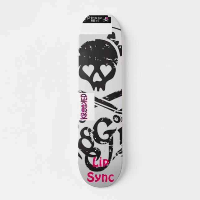Skateboard sk8ter, cool, krooked, synchronisation de lèvre (Devant)