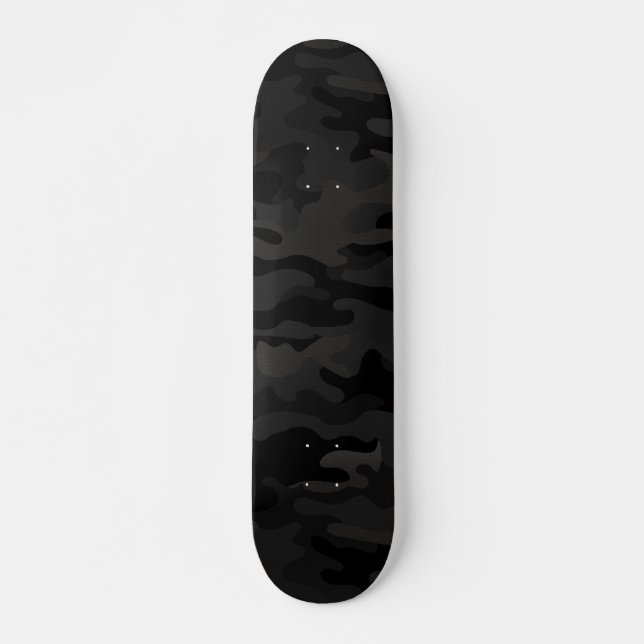 Skateboard Skate Camo Stealth noir (Devant)