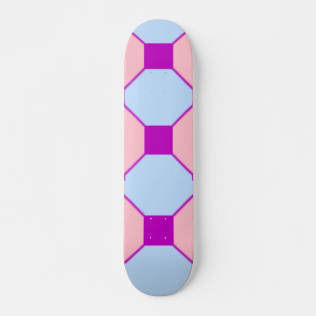 Skateboard Skate Carré motif (Devant)