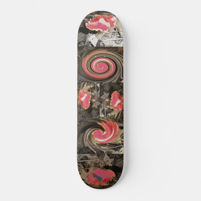 Skateboard Skate de champignon rouge (Recto)