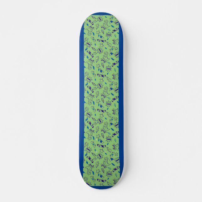 Skateboard Skate de Dinosaur (Devant)