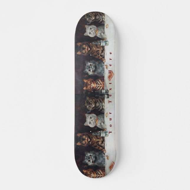 Skateboard Skate de Louis Wain Cats (Devant)