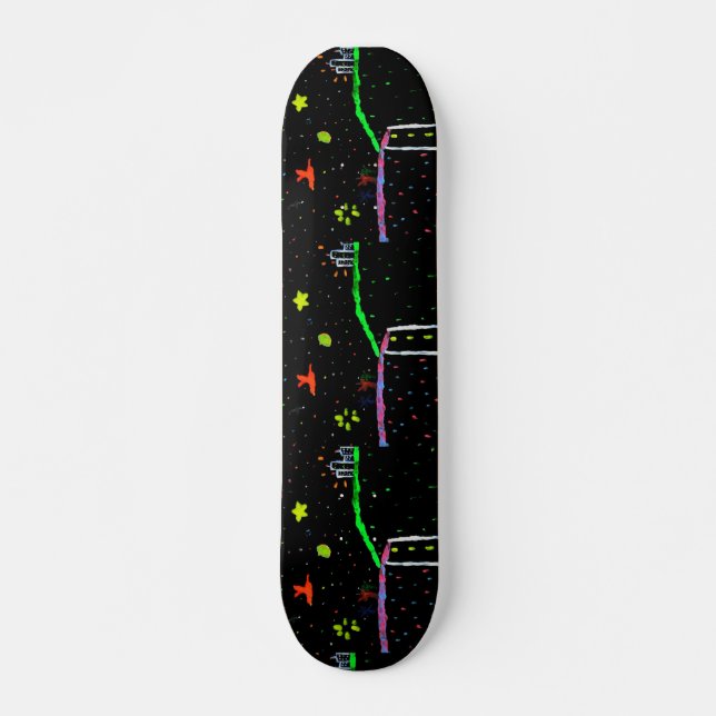 Skateboard Skate de nuit (Devant)