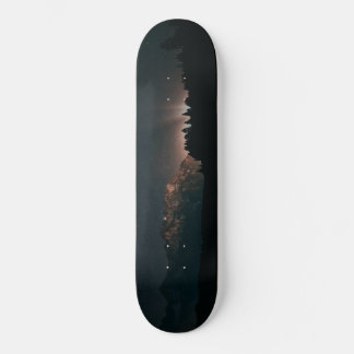 Skateboard Skate de nuit de montagne