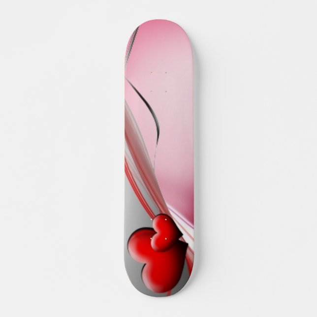 Skateboard Skate de Saint-Valentin (Devant)