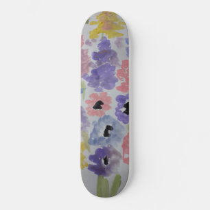 Skateboard Skate Fleur sauvage d'été