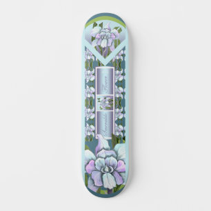 Skateboard Skate Fleur Smeraldo