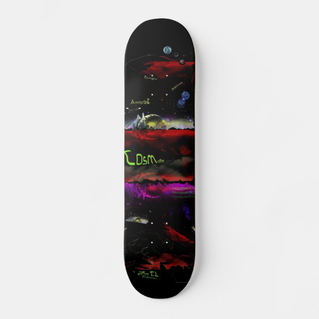 Skateboard skate ligne cosmos (Recto)