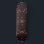 Skateboard Skate simple moderne géométrique Star<br><div class="desc">Simple Modern Geometry Star Custom Name Skateboard présente une simple étoile géométrique sur un arrière - plan rouge profond. Offrez un cadeau sur mesure,  un skateboard personnalisé à votre skateboarder préféré pour Noël,  anniversaire ou votre BFF. Conçu par ©Evco Studio www.zazzle.com/store/evcostudio</div>