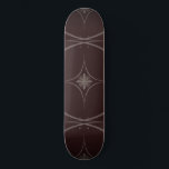 Skateboard Skate simple moderne géométrique Star<br><div class="desc">Simple Modern Geometry Star Custom Name Skateboard présente une simple étoile géométrique sur un arrière - plan rouge profond. Offrez un cadeau sur mesure,  un skateboard personnalisé à votre skateboarder préféré pour Noël,  anniversaire ou votre BFF. Conçu par ©Evco Studio www.zazzle.com/store/evcostudio</div>