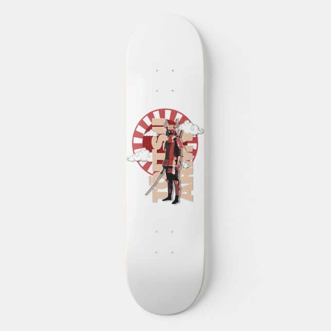 Skateboard Skate Toitsu Army Red Samouraï (Recto)