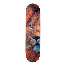 #skateboard de #lion de lion de planche à