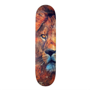 Skateboard #skateboard de #lion de lion de planche à
