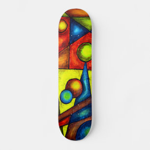 Skateboard Skateboard, Équilibre, Art Abstrait
