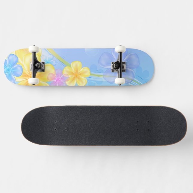 Skateboard Skateboard-Floral (Horz)