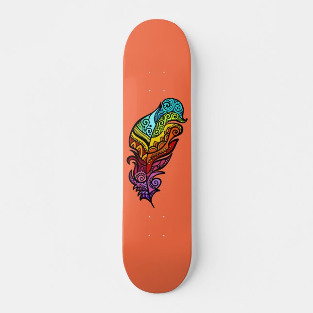 Skateboard Skateboard, Plume (Devant)