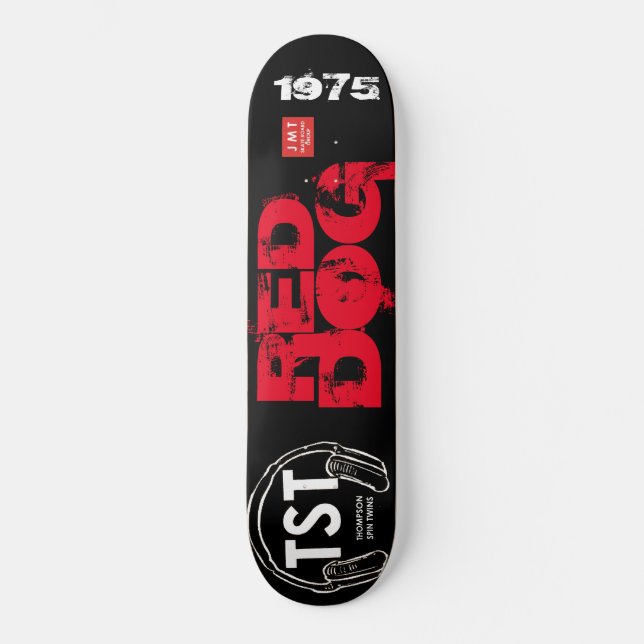 SKATEBOARD SKATEBOARDS CHIENS ROUGES / JMT USA (Recto)