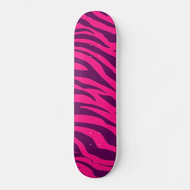 Skateboard Skateboards cool pour filles rose violet Zebra Imp (Recto)