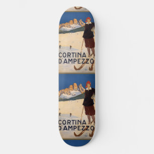 Skateboard Skateboards des Alpes italiennes Vintage voyage