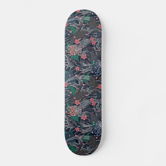 Skateboard Skateboards Japonais toile imprimé (Recto)