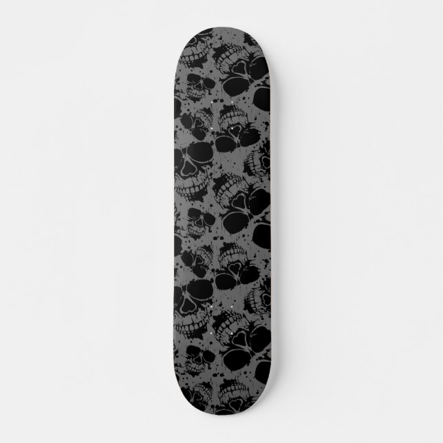 Skateboard Skateboards motif_noir et blanc (Devant)