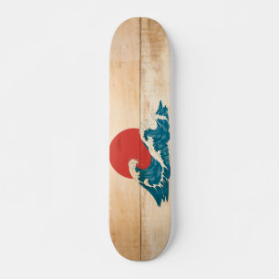 Skateboard Skateboards vagues Japon bois