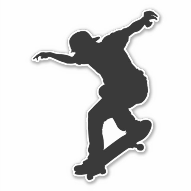     Skateboard, skateurs     Autocollant (Devant)
