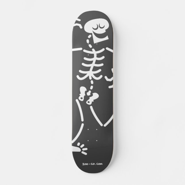 Skateboard Skeleton dansant (Recto)