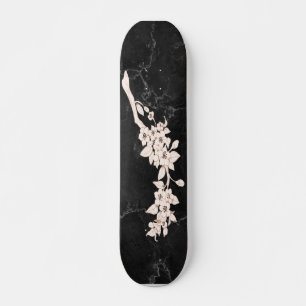 Skateboard Ski branche cerisier
