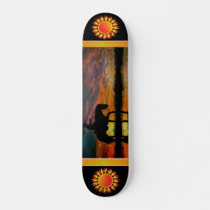 Skateboard Ski Cowboy