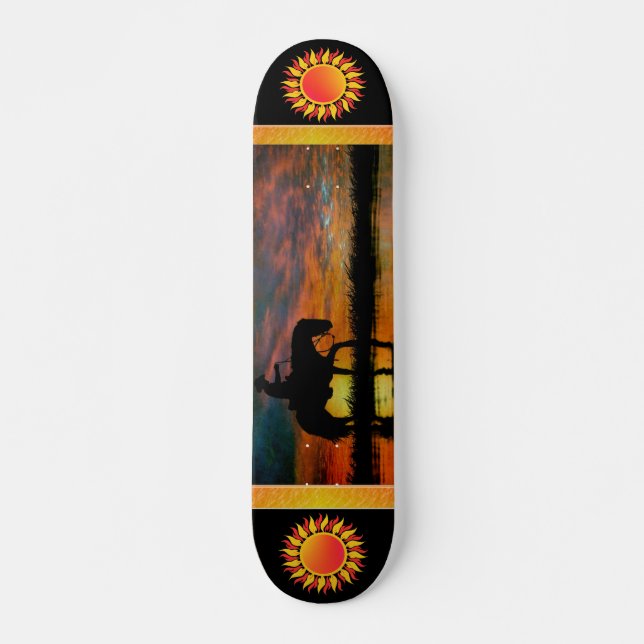 Skateboard Ski Cowboy (Devant)