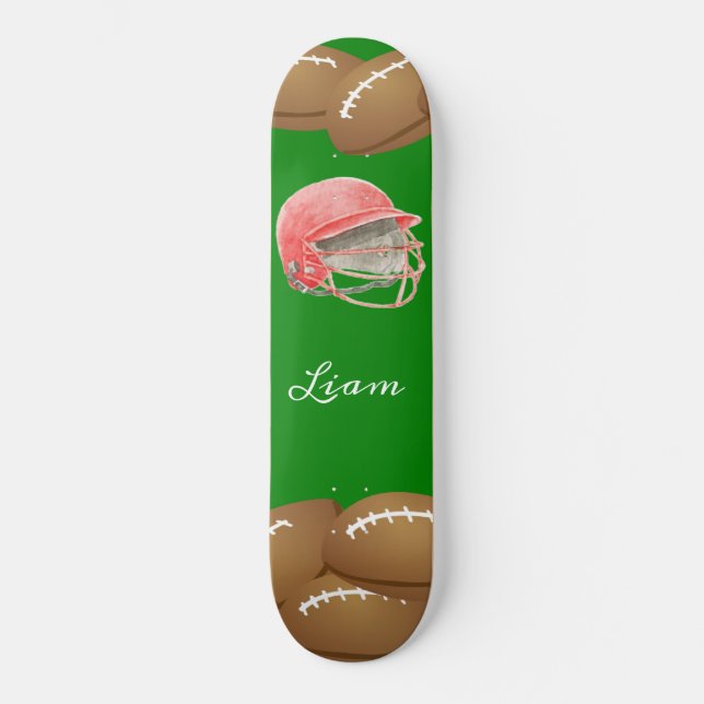 Skateboard Ski de ski Green Football Sports (Recto)
