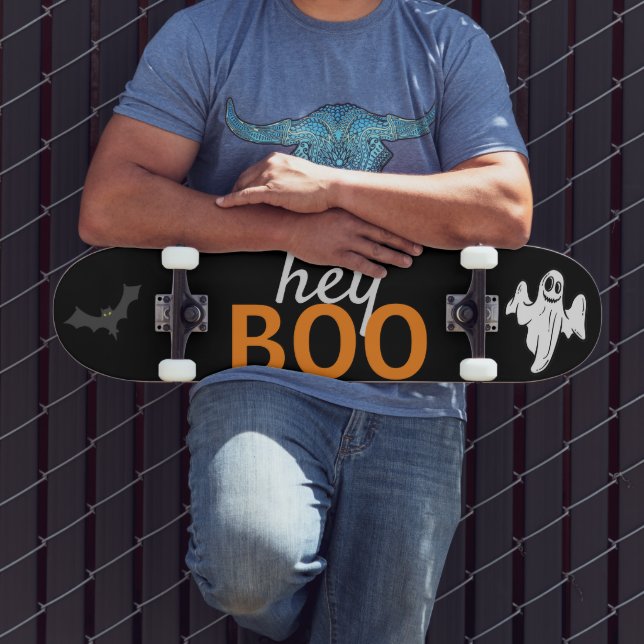 Skateboard Ski - hey BOO Ghost / Bats Black (Extérieur 3)