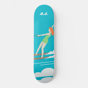Skateboard Ski nautique de style vintage