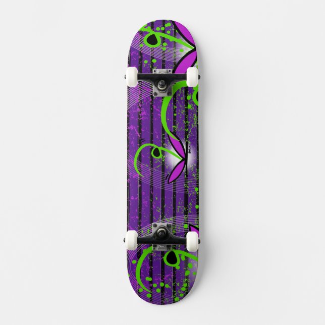 Skateboard SklinesArt – Logo Audacieux (Recto)