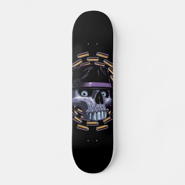 Skateboard Skull art design (Recto)