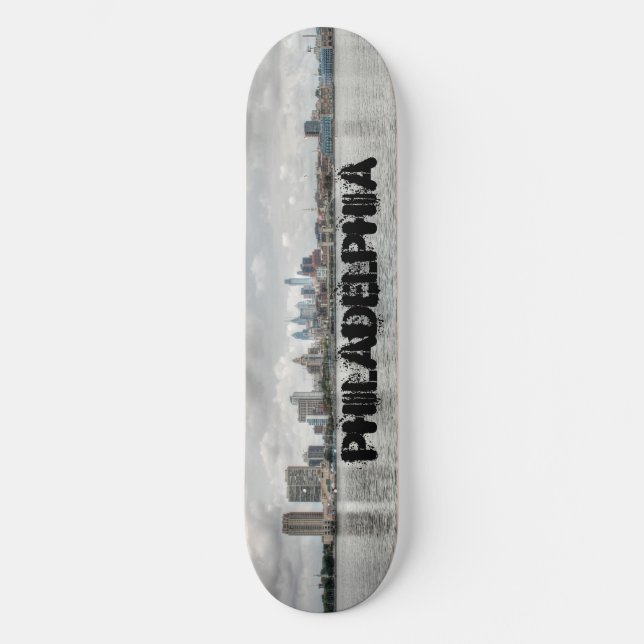 Skateboard Skyline Philly (Recto)