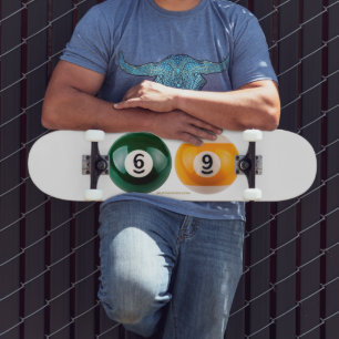 Skateboard SlipperyJoe's 69 table de billard dur deux billiar