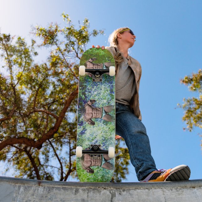 Skateboard SlipperyJoe's blanc musculaire sexy homme speedo n (Extérieur 1)