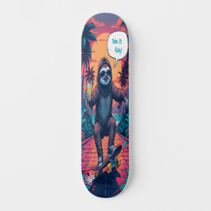 Skateboard Sloth on Wheels Edition 3