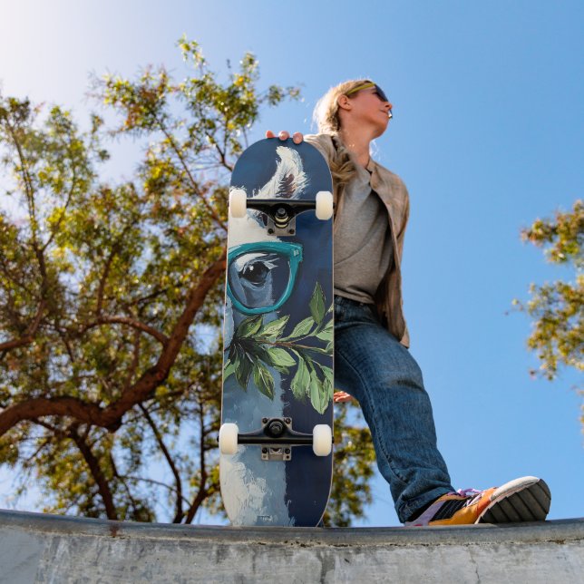 Skateboard Smarty Llama Chic (Extérieur 1)