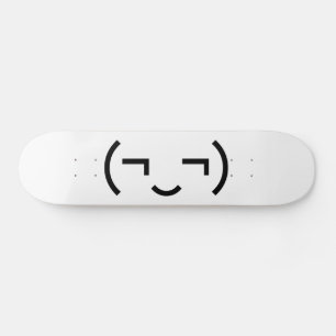 Skateboard Smug Emoticon (‿MD) Kaomoji japonais