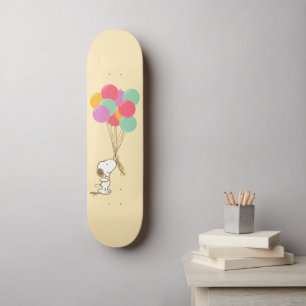 Skateboard Snoopy et ballons