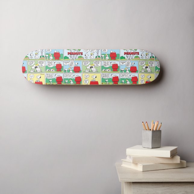 Skateboard Snoopy et ses frères Andy & Olaf (Art mural (Horz))