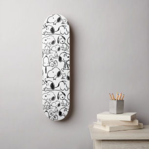 Skateboard Snoopy Smile Giggle Lauder Motif