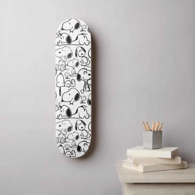Skateboard Snoopy Smile Giggle Lauder Motif (Art mural)